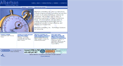 Desktop Screenshot of albertsonconsulting.com
